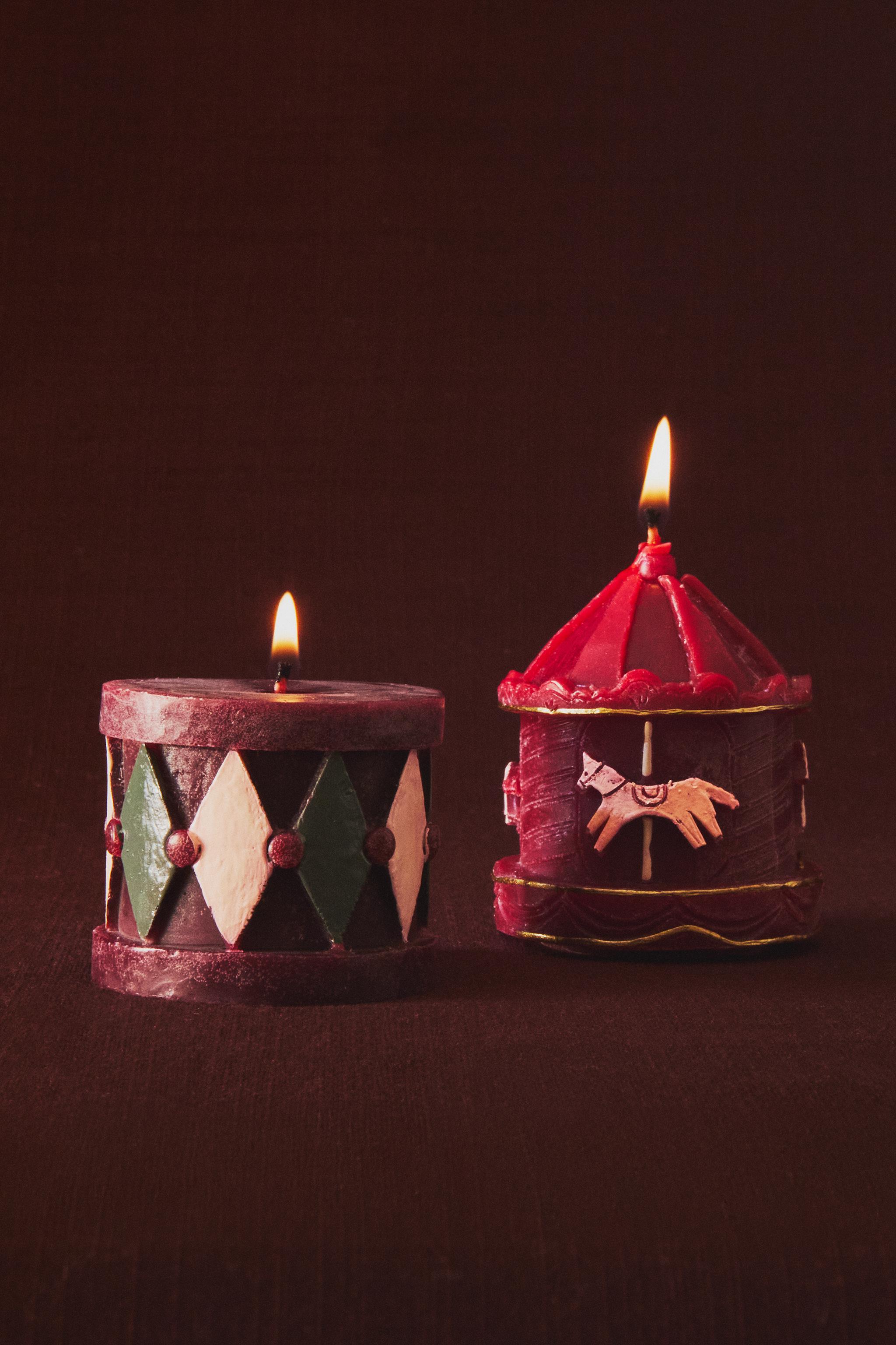 PACK BOUGIES PARFUMÉES TAMBOURS GINGERBREAD (PACK DE 2)